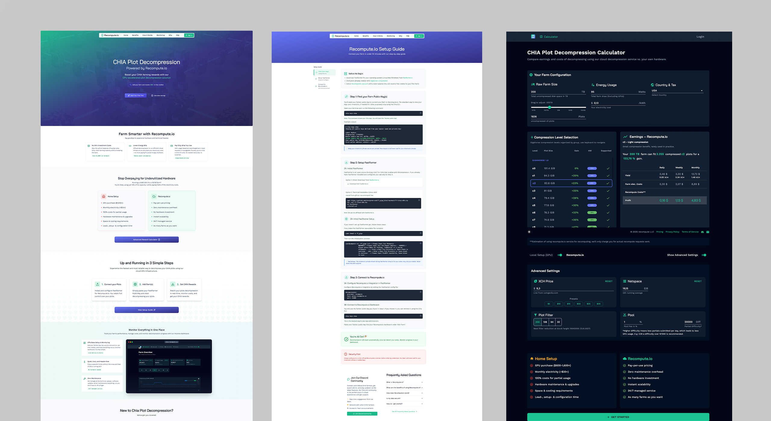 Solution: Web Application & Landing Page Design